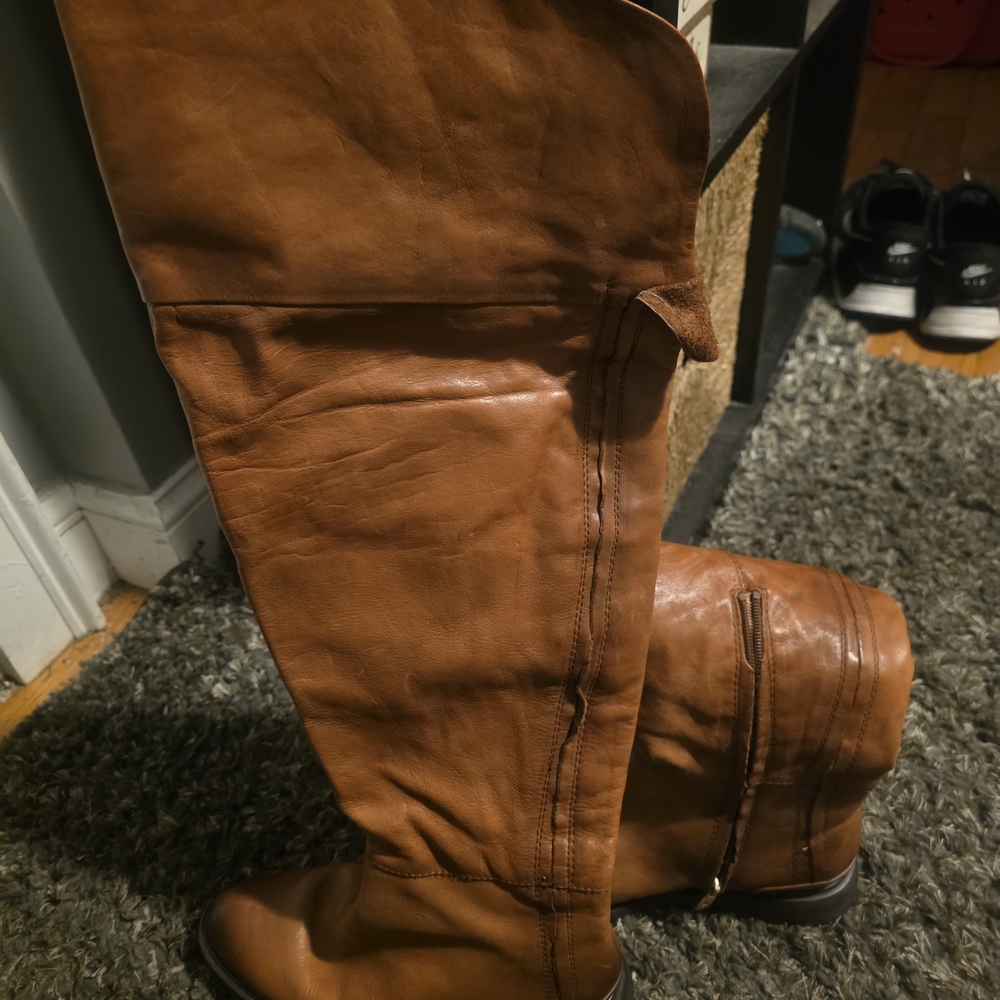 Brand new Franco Sarto Brown Over the Knee Boots